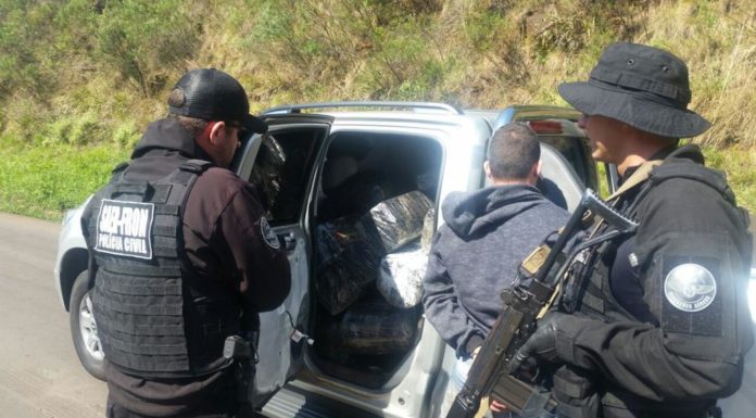 Traficantes são presos em Clevelândia com cerca de meia tonelada de Maconha