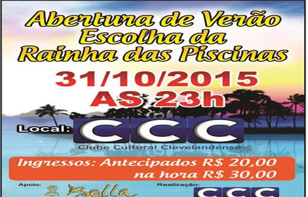 Escolha da Rainha das Piscinas é neste sábado