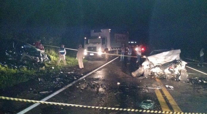 Casal falece em acidente na BR 158 nesta Madrugada