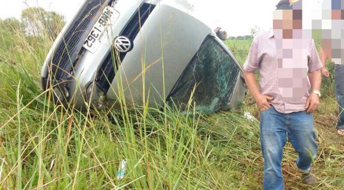 Registrado um acidente na PR- 280: Saída de Clevelândia para Palmas- PR