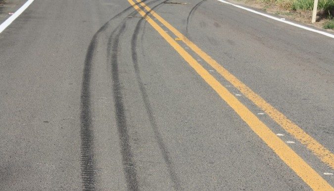 Acidente entre trevos de Clevelândia-PR