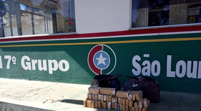 Menor é apreendido com mais de 31 kg de maconha em abordagem da PMRV em SLO