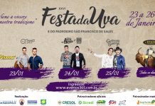 SEGUNDO LOTE DE INGRESSOS PARA OS SHOWS DA XXVI FESTA DA UVA JÁ ESTÃO A VENDA