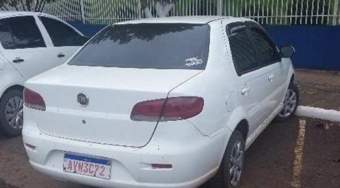 Táxi roubado em Palmas é localizado no Oeste de Santa Catarina