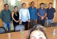 Deputado Giacobo visita o município de Clevelândia, para tratar de assuntos políticos e empresariais.