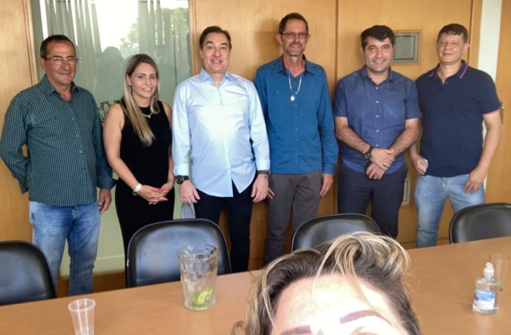 Deputado Giacobo visita o município de Clevelândia, para tratar de assuntos políticos e empresariais.